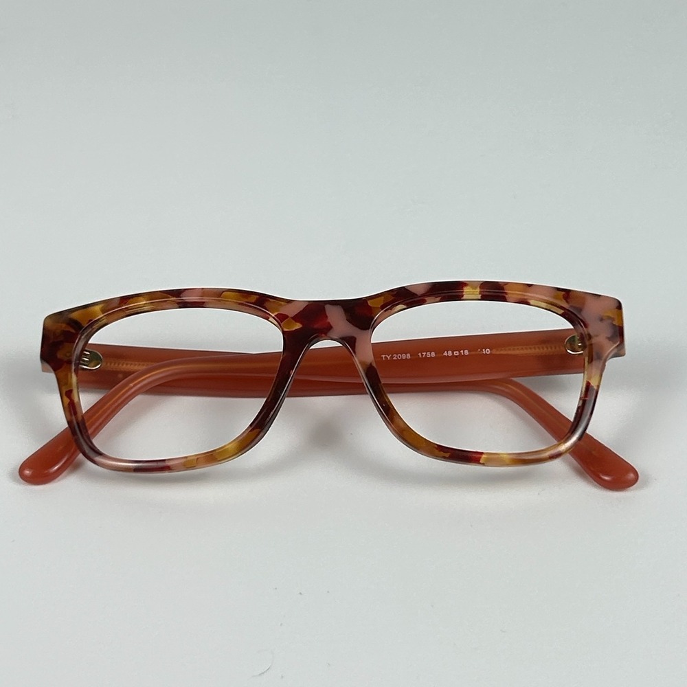 Tory Burch TY2098 1758 Women Eyeglasses Frame Orange Tortoise Shell 48-18-140 mm - Picture 10 of 10